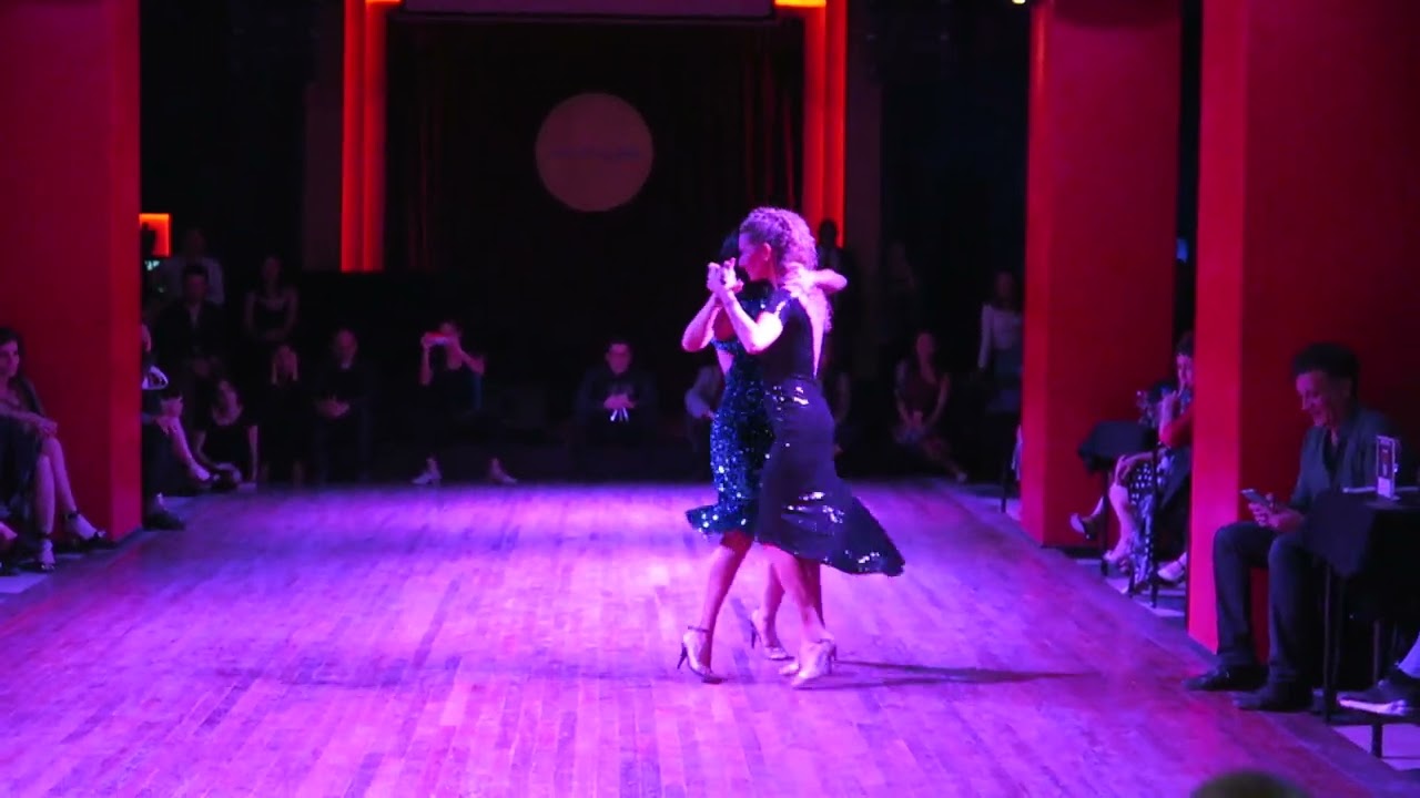 Roxane Camargo y Liliana Chenlo at Milonga Parakultural Buenos Aires 2023 1