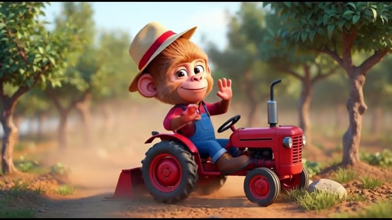 Baby Monkey’s Farm Adventure 🐒🌽 | Kids Cartoon