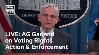 DOJ Officials Announce Actions on Voting Rights Enforcement  | LIVE