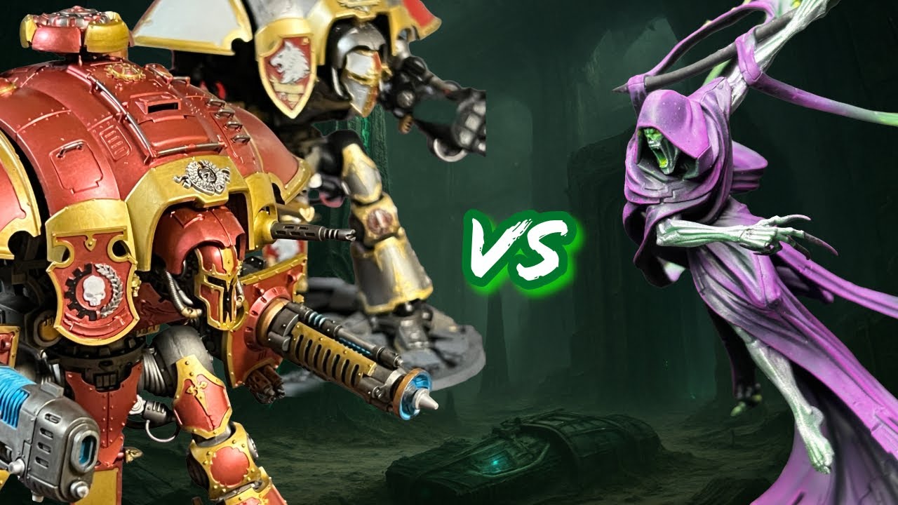 Самое мощное оружие в игре — Рыцари против Некронов (Полный отчет о битве в Warhammer 40k)