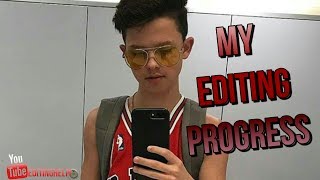 My editing progress!