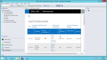 System Center 2012 R2 Operations Manager Tutorial: Office-365-Nachrichtencenter |video2brain.com