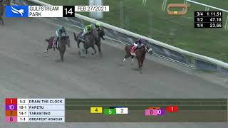 Gulfstream Park February 27, 2021 Race 14