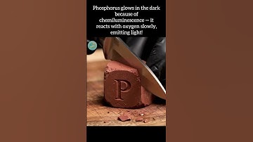 Phosphorus ASMR 🌟 | The Element That Glows in the Dark | Chemistry Element Series