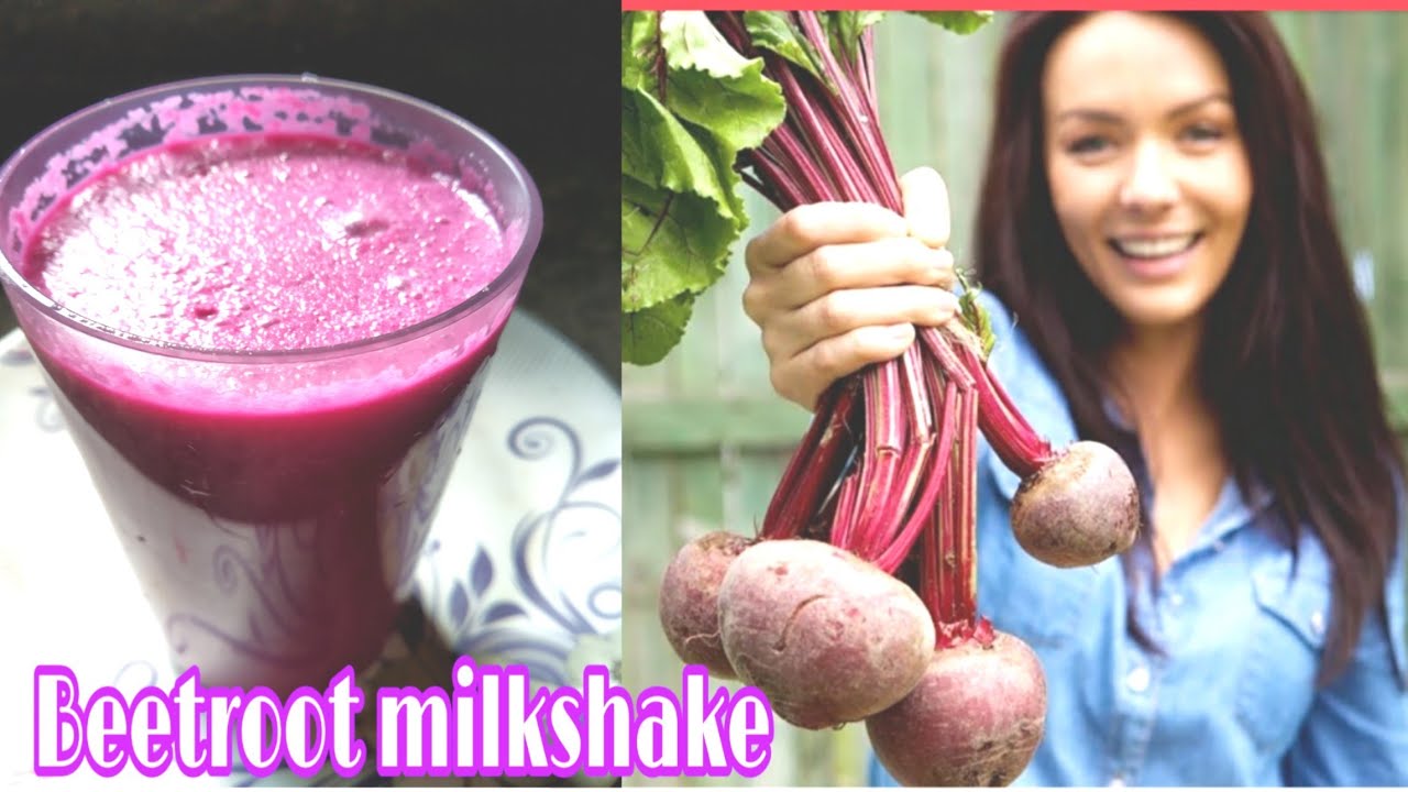 BEETROOT MILKSHAKE💞Quick & Healthy Breakfast YouTube