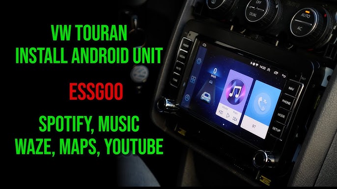 Autoradio 2DIN android 9.1For VW/Golf/Octavia/golf 5 - unboxing 