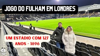 Estádio do Fulham em Londres. Fomos ver o jogo num dos estádio mais antigos de Londres #futebol