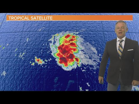 Tropical Depression Seven forms in the Atlantic - YouTube