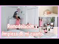 LIMPIEZA Y REMODELACIÓN DEL CUARTO // LIMPIA CONMIGO // LIMPIEZA DE CASAS EN USA