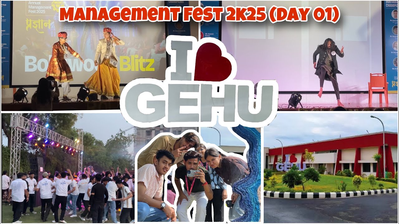 Management Fest (Day 01)🎬🍿| Graphic Era Haldwani | Aman Vlogs