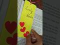 easy book mark making#diy #craft#craftidea#shorts