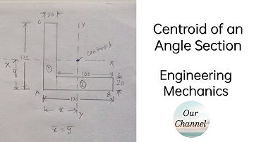 Centroid of an Angle Section | Engineering Mechanics | Civil Engineering