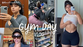 GYM DAY VLOG 🎀🏋🏽‍♀️, leg day, GLUTE exercises, dealing with hyperthyroidism and a quick target run