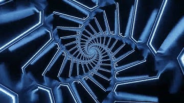 Free VJ Loop Twisting Star Blue Animation in Blender 3.3