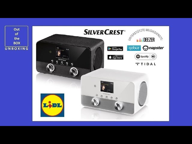 SIRD 4-in-1) DAB+ RDS C4 Stereo (Lidl 14 SIlverCrest Radio Internet YouTube - UNBOXING