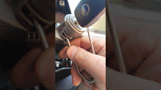 How to remove an ignition switch  from a fiat grande punto the easy way