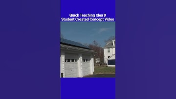 Quick Teaching Idea 9 | Student Created Concept Video #quickteachingideas