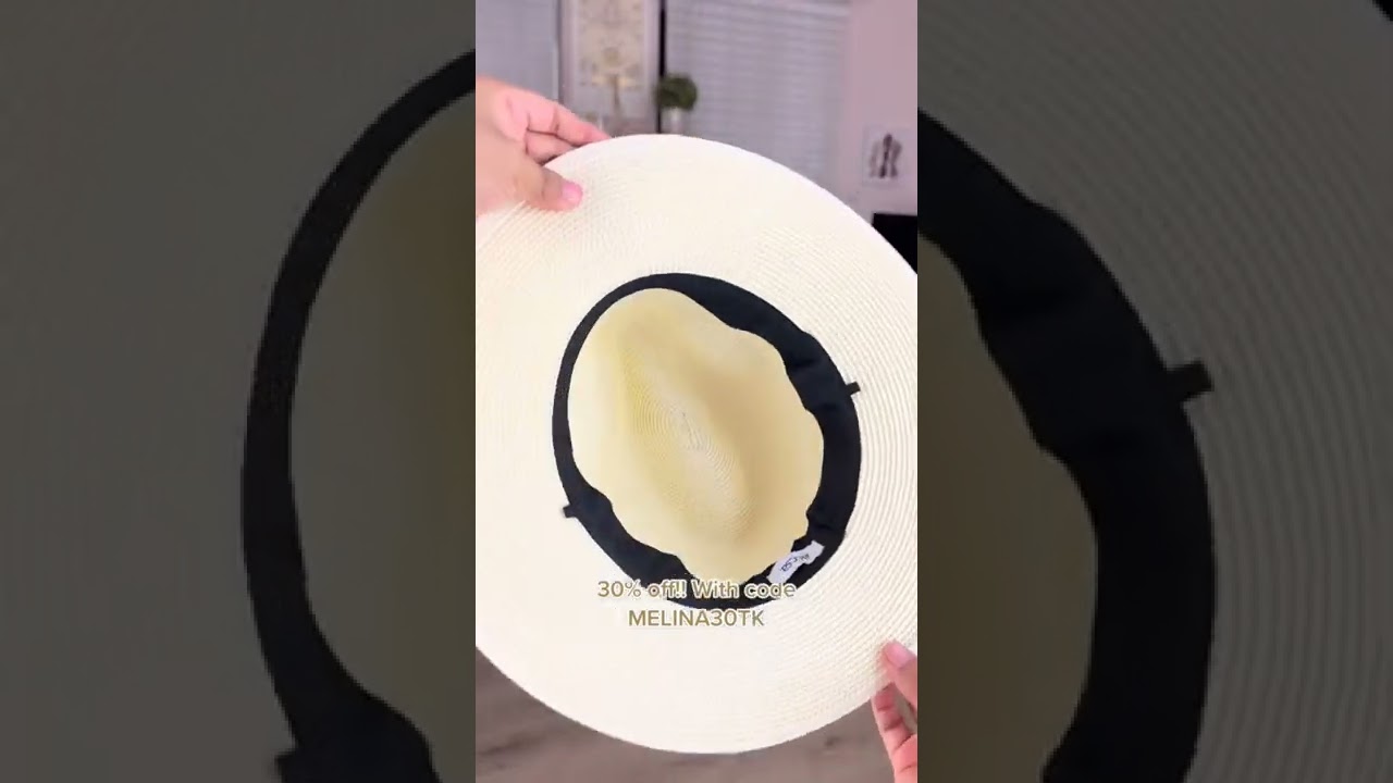 Panama straw hat perfect for summer