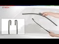 Bosch clear advantage wiper blade installation  hook arm connection