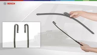 Bosch Clear Advantage Wiper Blade Installation - Hook arm connection