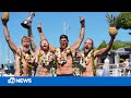 Rowing crew sets world speed record paddling from San Francisco to Hawaii