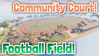 Community Court Football Field In New School Royale High Leaks Youtube - roblox football field