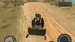 Must see! GTA San Andreas - how to get the farm trailer (funny) Resimi