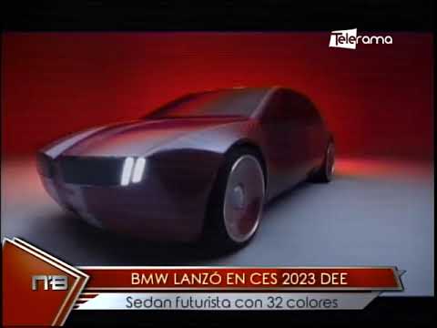 BMW lanzó en CES 2023 Dee sedan futurista con 32 colores