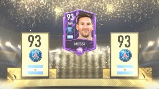 Insane fifa mobile 22 pack opening. packing messi,Ramos haaland