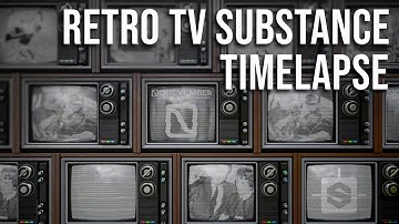 I Made a TV entirely in Substance Designer (Timelapse)