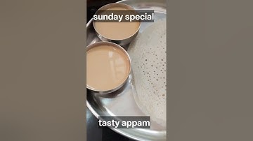 Sunday special tasty appam with coconut milk/Sunday breakfast/#shirts/#shortsfeed/#viral