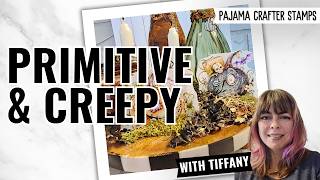 Information Primitive Bottle Painting & Spooky Halloween Decor | Patchwork Pumpkins Craft News