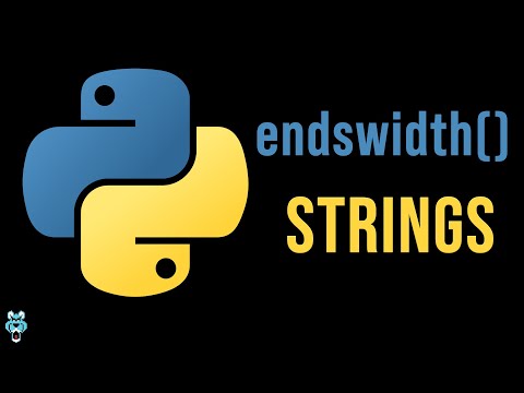 endswith() in Python