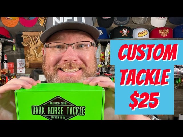 Dark Horse Tackle Unboxing - Custom American Made Lures for $25 per month  #darkhorsetackle 