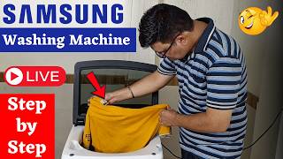 Samsung Top Load Washing Machine Demo ⚡Samsung Washing Machine Demo 2024 ⚡ How to Wash Clothes screenshot 5