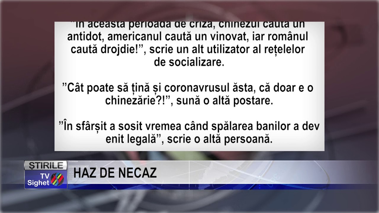 Stire 12 Haz De Necaz Youtube