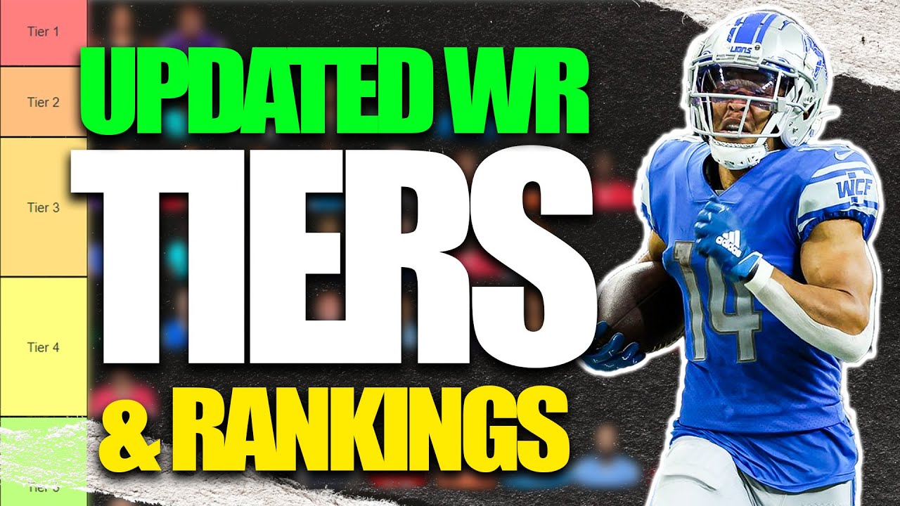 Dynasty WR Rankings with TIERS! 2023 Dynasty Football YouTube