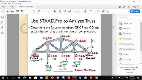 STAAD#3 Steel Truss Model