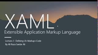 Lecture 2 : Getting Started