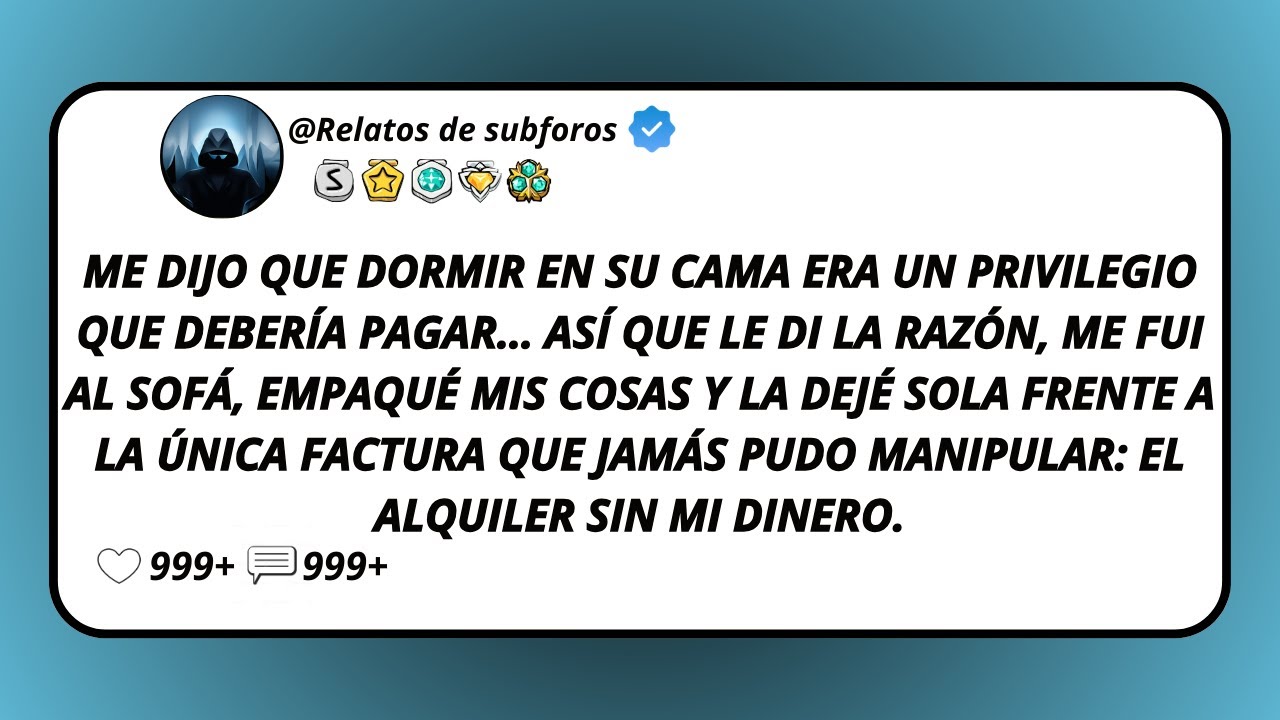 Me Dijo Que Dormir En Su Cama Era Un Privilegio Que Debería Pagar… Así Que Le Di La Razón, Me Fui...