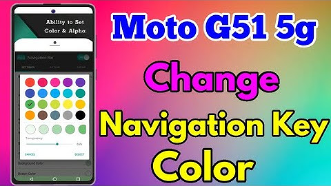 How To Change Navigation Button in Moto G51 5g | Moto G51 5g Button Color Kaise Change Kare