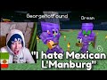 Dream tries to Destroy Mexican L'Manburg built by Quackity & GeorgeNotFound on Dream SMP