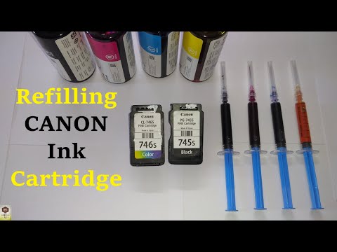 Video: Hoe Om Ink In 'n Canon-drukker Te Hervul