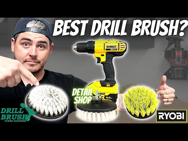 Drill Brush Set Power Scrubber Brushes for Car Wash Cleaning