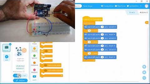 mBlock ile Arduino kodlama trafik lambası yapımı 3. ders