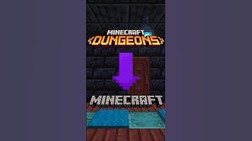 MINECRAFT DUNGEONS IS COMING TO VANILLA? #minecraft #minecraftanimation