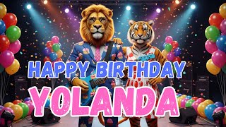 YOLANDA Happy Birthday Song - Happy Birthday to Yolanda