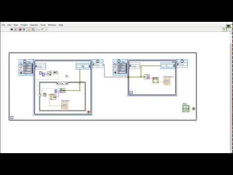 How to pass values between non stop loops in LabView