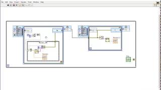 How to pass values between non stop loops in LabView