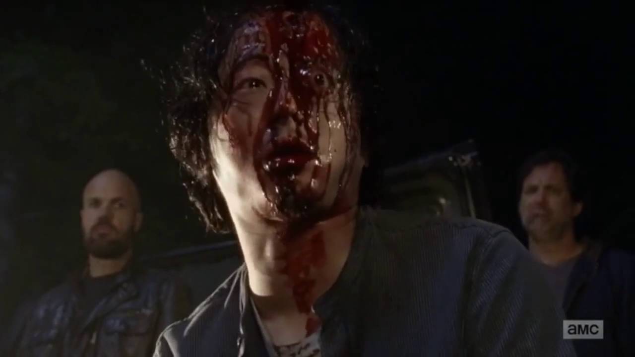 The Walking Dead Glenn Dies